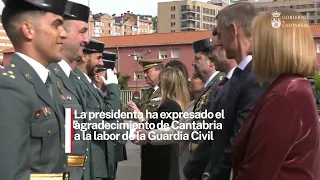 Buruaga preside la celebración del 180 aniversario de la Guardia Civil