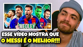 REAGINDO AO SUPER-MEDLEY DO MESSI | FutParódias - Especial de 10 Milhões