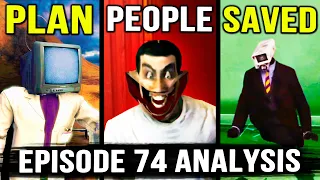 RIP TITAN CAMERAMAN😭 TITAN G-TOILET& Skibidi Toilet 74 Analysis | All Secrets & Easter Eggs