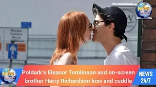 Today's World: Poldark’s Eleanor Tomlinson and on-screen brother Harry Richardson kiss and cuddle