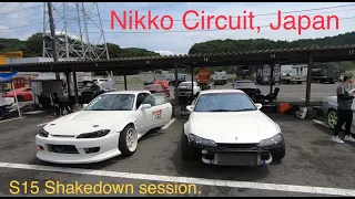 450hp S15 shakedown at Nikko Circuit.