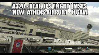 A320 Real Ops Catania to Athens (from Orbx)| A320NX & VATSIM in MSFS 2020