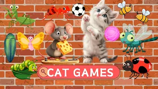 CAT Game | Rats, insects... With Fun Sound Effects - Game For Cats To Watch