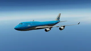 [P3D V5.3] From Amsterdam to St. Maarten with the Boeing 747-400M - the Queen of the Skies