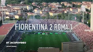 Fiorentina 2  Roma 1 la gioia dei tifosi viola per la vittoria! Video con drone