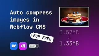 Compress Webflow CMS images automatically and free