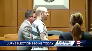 Jury selection in trial of Kylr Yust begins Monday