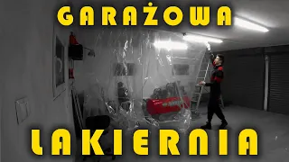 LAKIERNIA W GARAŻU - czyli cz. 2. tuningu garażu