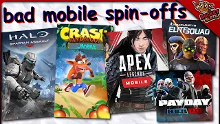 forgotten mobile spin offs from big games that failed...