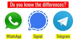 WhatsApp vs Telegram vs Signal | WhatsApp Alternative Apps, Signal App Features, Telegram Video Call