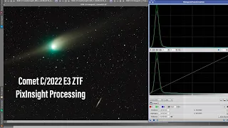 Comet C/2022 E3: PixInsight Processing Tutorial (Comet and a Galaxy)