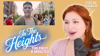 Vocal coach reacts to IN THE HEIGHTS I First 8 minutes