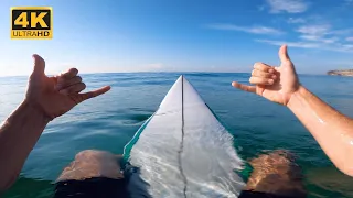 POV SURFING IN 4K! BARRELS, TURNS & AIRS (RAW)