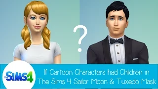 If Cartoon Characters had Children in The Sims 4 - Sailor Moon and Tuxedo Mask