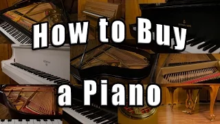 How to Buy a Piano - Tips for Buying a Used Piano