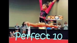 Mikala Holmes Xcel Platinum Perfect 10 Floor Routine