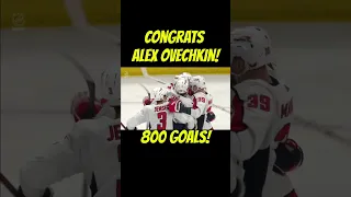 Alexander Ovechkin Scores His 800th Goal! Will He Catch Wayne Gretzky?🤯 #shorts