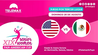 🔴🏐 #CopaPanamericana Senior Women XIX | 🇺🇸 USA VS 🇲🇽 México | 28 de agosto | #TelemaxEsTuyo