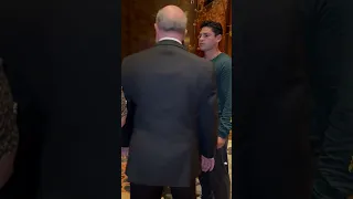 Boxing Fan disrespects Ryan Garcia’s girl and a fight almost breaks out inside the aria casino