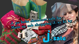 Junaid Jamshaid pe boht shandar sale chal rhi hy  / my shopping Haul from j