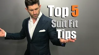 TOP 5 Suit Fit Tips | How To Buy A PERFECT Fitting Suit Online