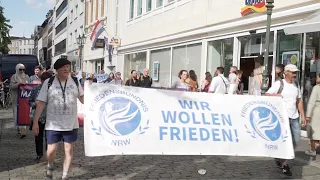 German citizens protest against NATO's role in Russia-Ukraine conflict