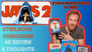 Jaws 2 Steelbook and 4k Thoughts & Review (spoiler free)