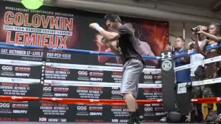 Watch Brian Viloria training for Roman Gonzalez