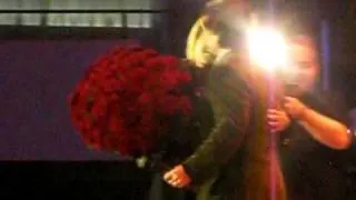 Thomas Anders fan-party 2009, flowers for Claudia