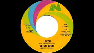1972 HITS ARCHIVE: Levon - Elton John (mono 45 single version)