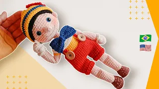 Pinocchio amigurumi 🤥 | crochet tutorial |