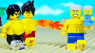 Lego Ninjago Hunted Fat Ninja Baby Beach Prank Fail