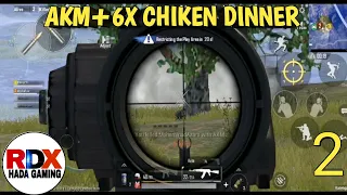 King of AKM# AKM+6X no recoil# pubg mobile# pubg lovers gameplay