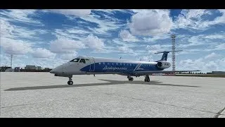 FSX |  Odessa to Heraklion | Dniproavia | VATSIM | start