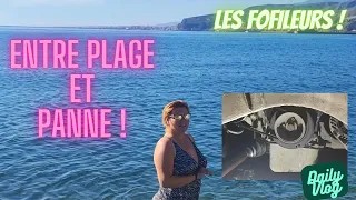 DVLOG  des 27,28 et 29 /12 . Entre plage et panne mécanique !!!   FAMILLE NOMADE EN CAR AMENAGE