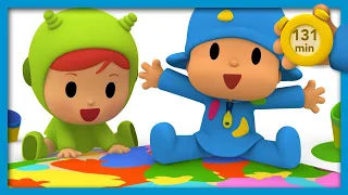 🎨  POCOYO AND NINA - Learn to Paint [ 131 minutes ] | ANIMATED CARTOON for Children | FULL episodes