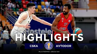 CSKA vs Avtodor Highlights Quarterfinals Game 1 | Season 2022-23