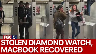 Stolen diamond watch, MacBook recovered as NYPD targets turnstile-jumpers to prevent violent crime