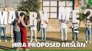 Hira Proposes Arslan | Flash Mob Proposal | Hira Khan | Arslan Khan