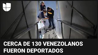 Llega a Caracas el primer vuelo con venezolanos deportados de EEUU tras acuerdo entre Biden y Maduro