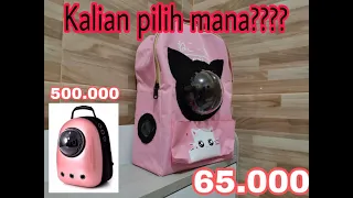 DIY | CARA MEMBUAT TAS KUCING SENDIRI / PET CARGO SENDIRI | HOW TO MAKE PET CARRIER