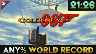 GoldenEye Any% World Record in 21:26 [ Commentary with Perfect Ace ]