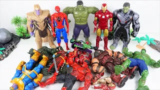 Marvel toys Review | Hulk, Spider man, Iron man, Thanos | Titan Hero series | Charles Hero Movie