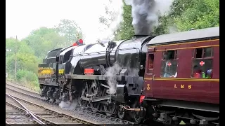 'WHEEL-SLIP' !!!  A few slips at the Severn Valley Rly, Autumn Steam Gala. 16th September 2023