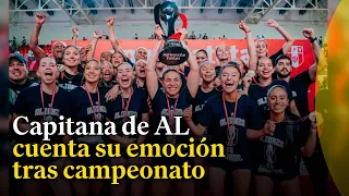 Capitana de Alianza Lima cuenta su emoción tras  campeonar la Liga Nacional Superior de Vóley