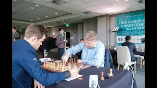 Magnus Carlsen - Alexey Shirov, Isle of Man 2019.