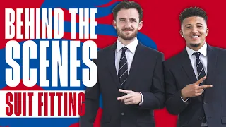 "You Look Like A Teacher!" | Suit Fitting & Photoshoot For EURO 2020 👔📸  Inside Access | England