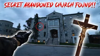 FOUND SECRET CHURCH INSIDE ABANDONED ZOMBIE APOCALYPSE HOSPITAL (NEVER BEFORE SEEN)