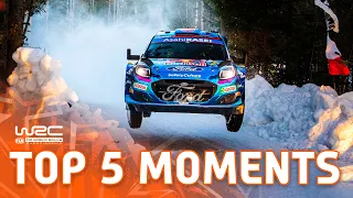 Top 5 Moments | WRC Rally Sweden 2023