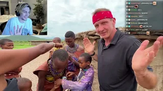 xQc Reacts to African Tribes Try American Candy!! Guess Which One They HATE!!